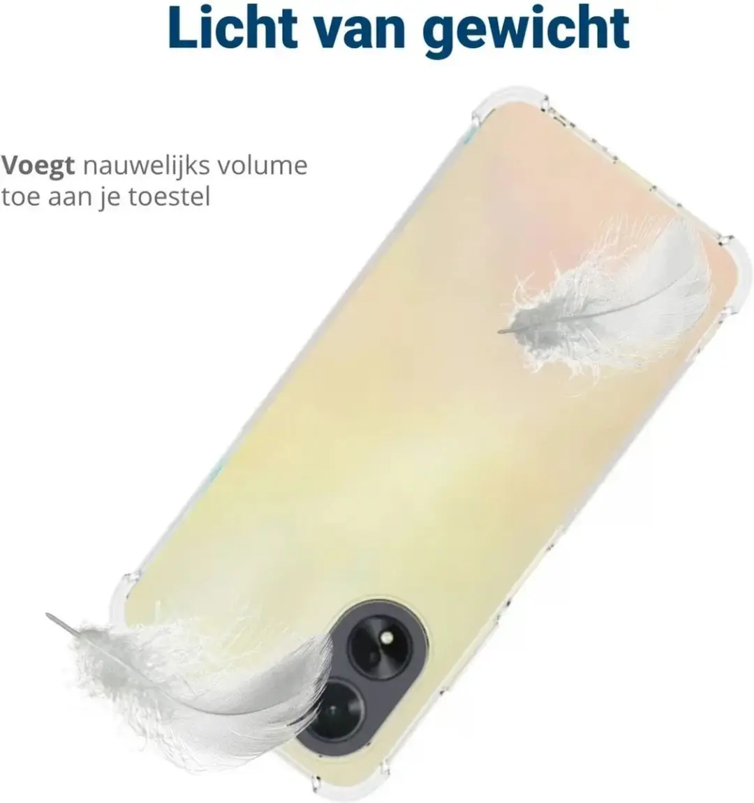 Selected Transparant Hoesje Oppo A38 - Schokbestendig