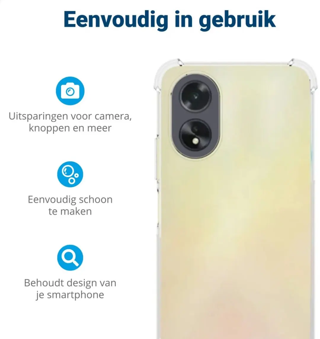 Selected Transparant Hoesje Oppo A38 - Schokbestendig - afbeelding 6 van 6