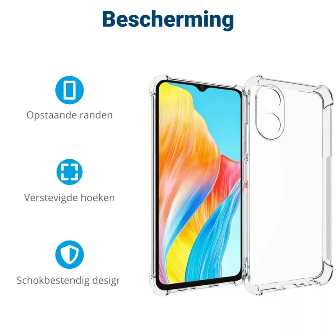 Selected Transparant Hoesje Oppo A38 - Schokbestendig