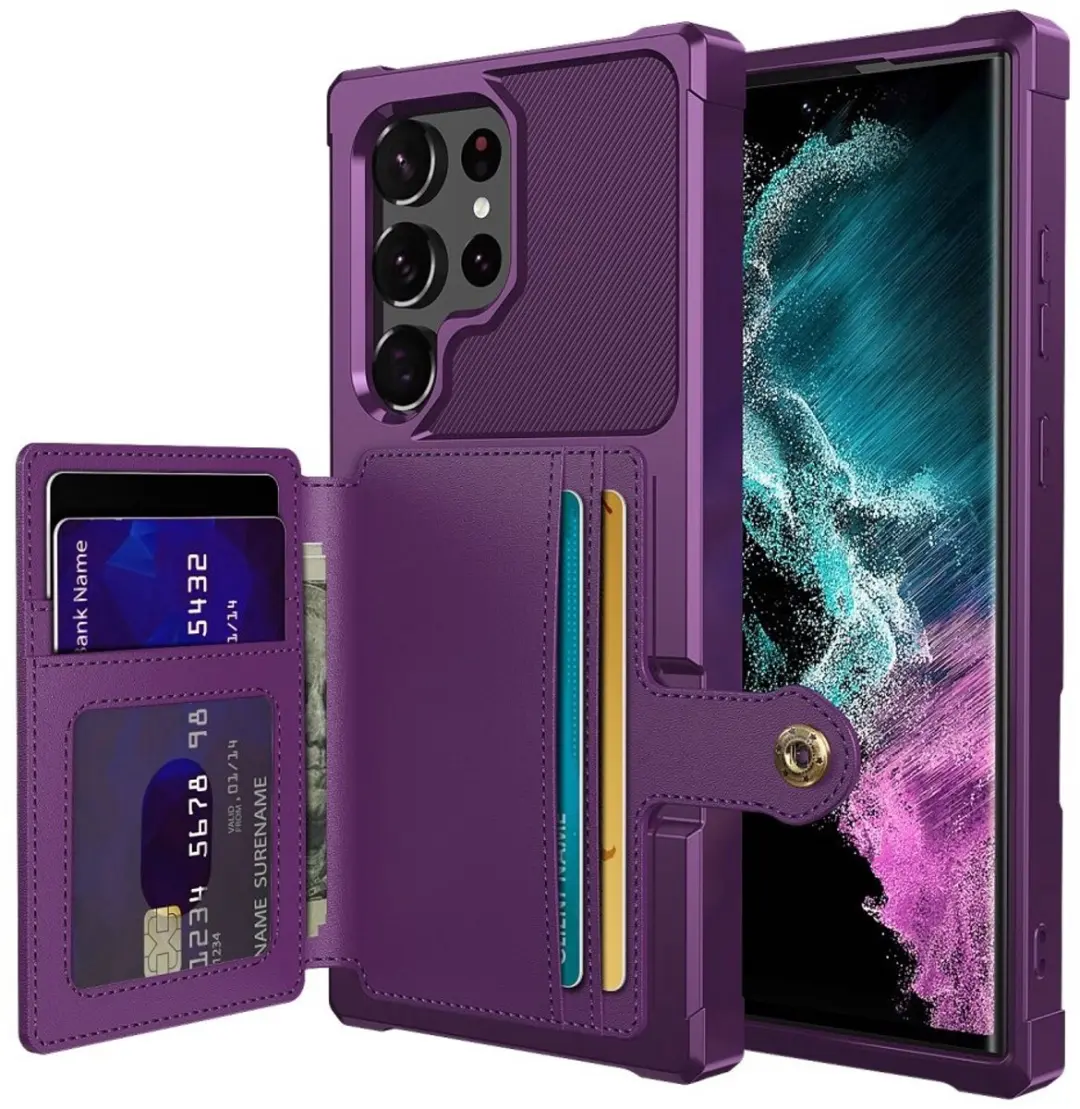 Selected Portemonnee Hoesje Samsung Galaxy S22 Ultra