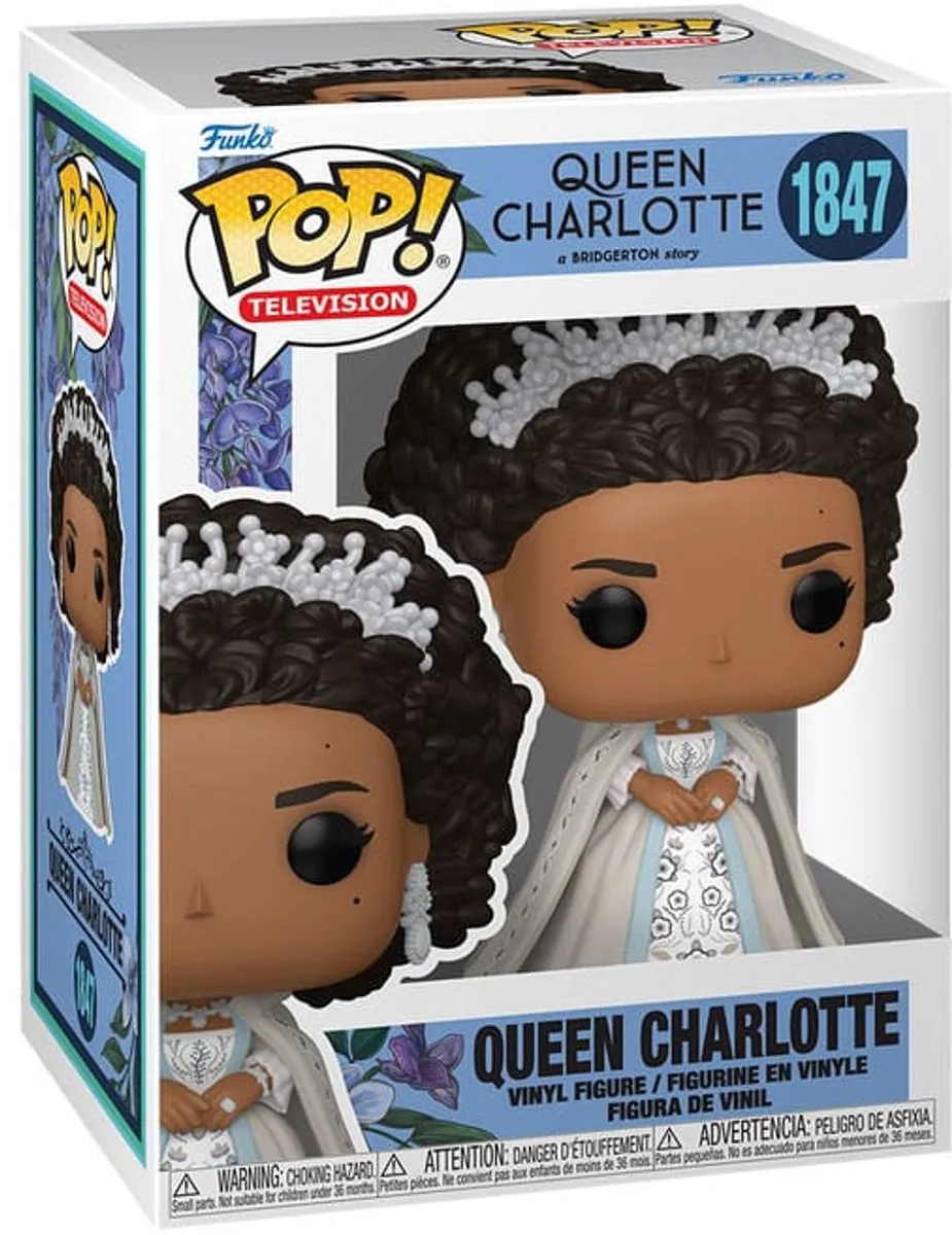 Funko POP! Queen Charlotte IFUN90787 - Donkerbruin/Wit
