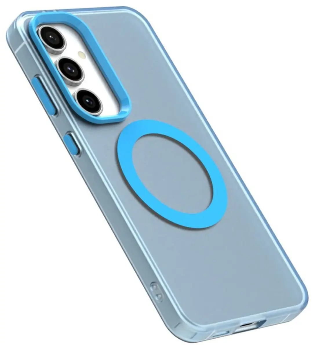 Selected MagSafe Backcover Hoesje Samsung Galaxy S25/S24 - Blauw