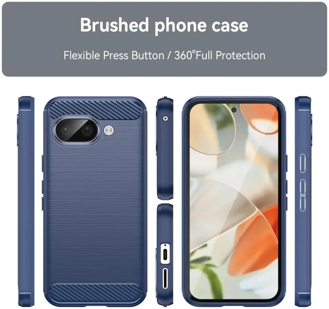 Selected TPU Hoesje Google Pixel 9a - Blauw