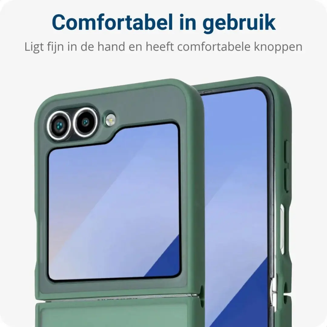 Selected Hoesje Samsung Galaxy Z Flip 6/7 FE - Groen