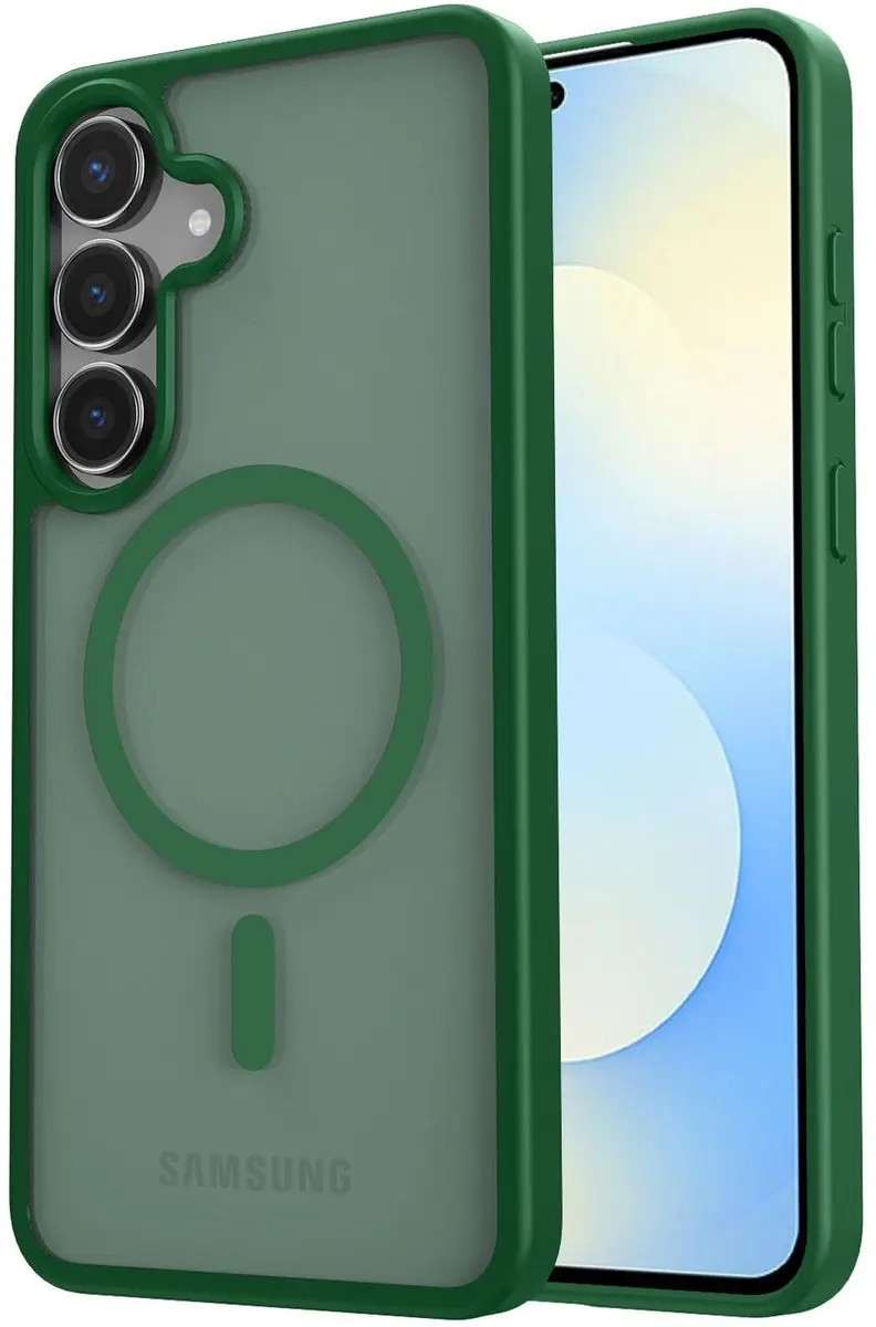 Selected Hoesje Samsung Galaxy S25 FE MagSafe Groen