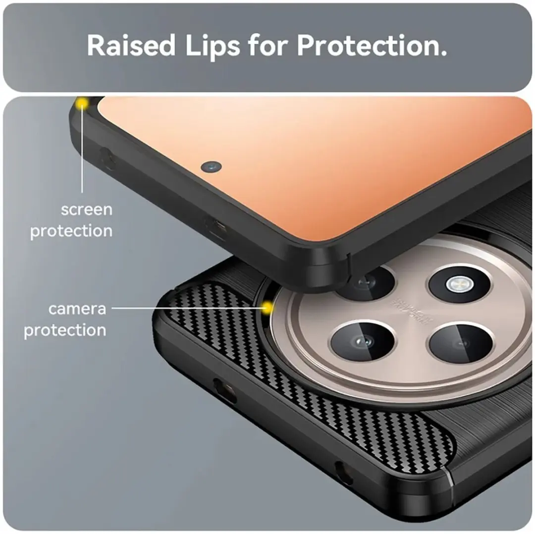 Selected TPU Hoesje Oppo Reno 12 F - Zwart