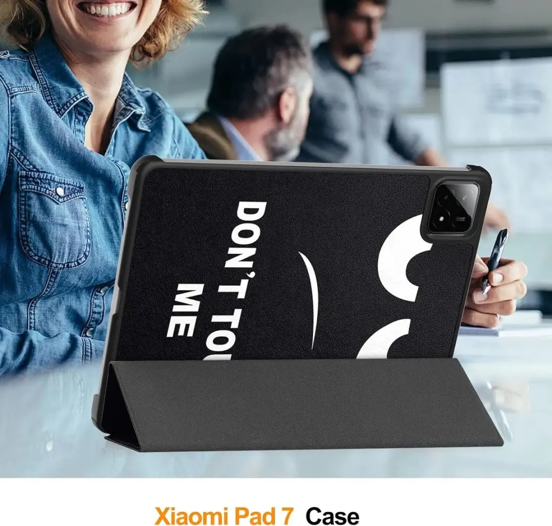 Selected by GSMpunt Xiaomi Pad 7/7 Pro Tablethoes - Book Case - Kunstleder - Tri-fold - Zwart
