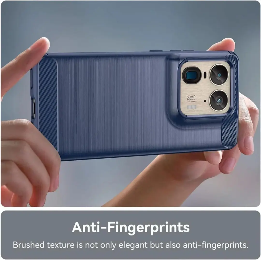 Selected TPU Hoesje Motorola Edge 50 Ultra - Blauw