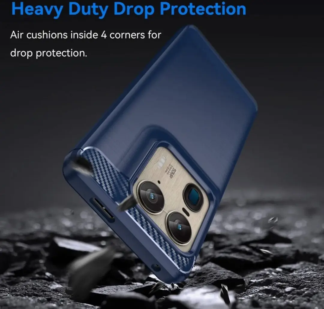 Selected TPU Hoesje Motorola Edge 50 Ultra - Blauw