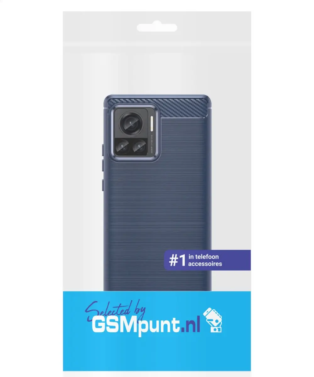 Selected TPU Hoesje Motorola Edge 30 Ultra - Blauw - afbeelding 6 van 6