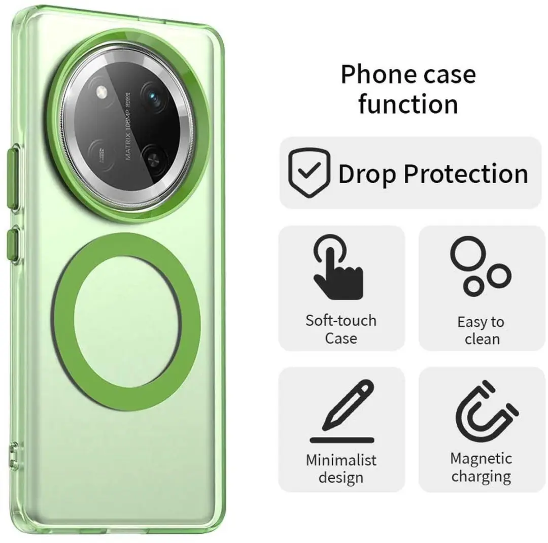 Selected MagSafe Backcover Honor Magic7 Lite - Groen