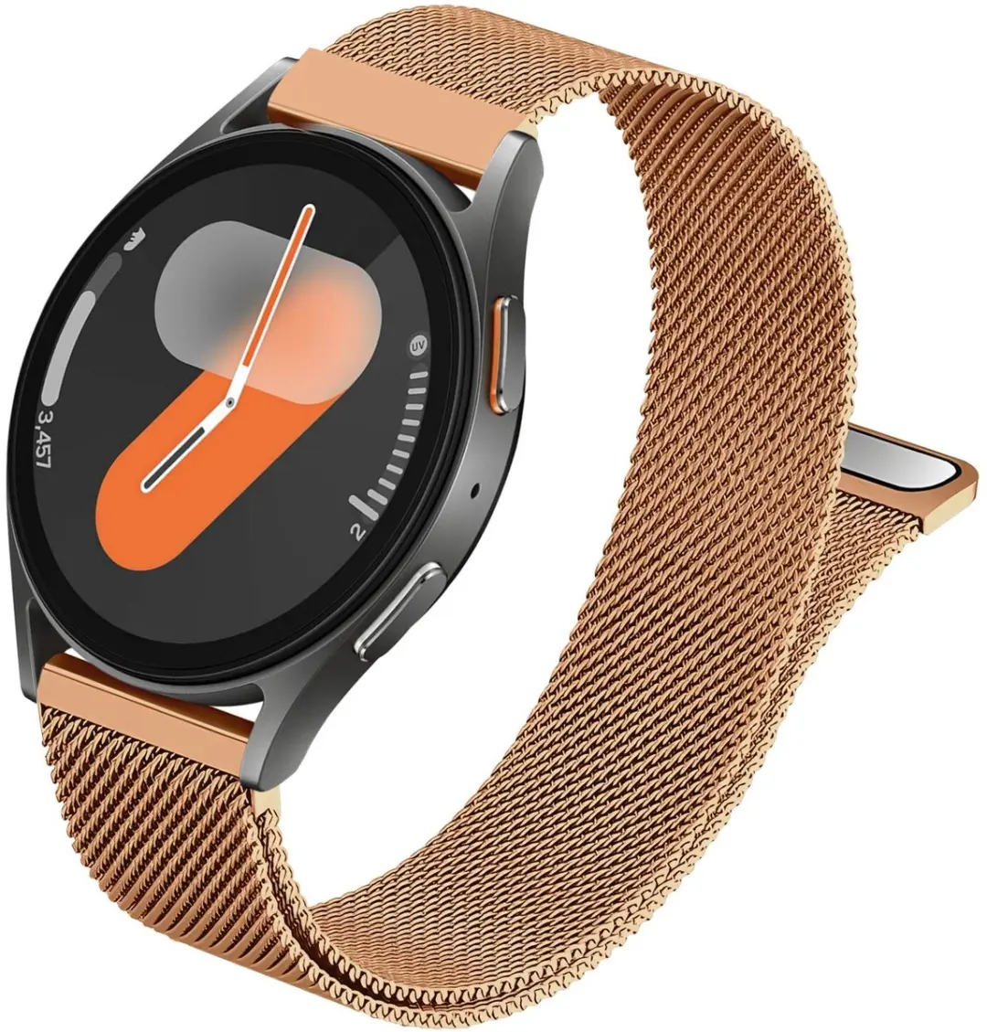 Selected SBG Universeel 22mm Horlogebandje - Roze Goud