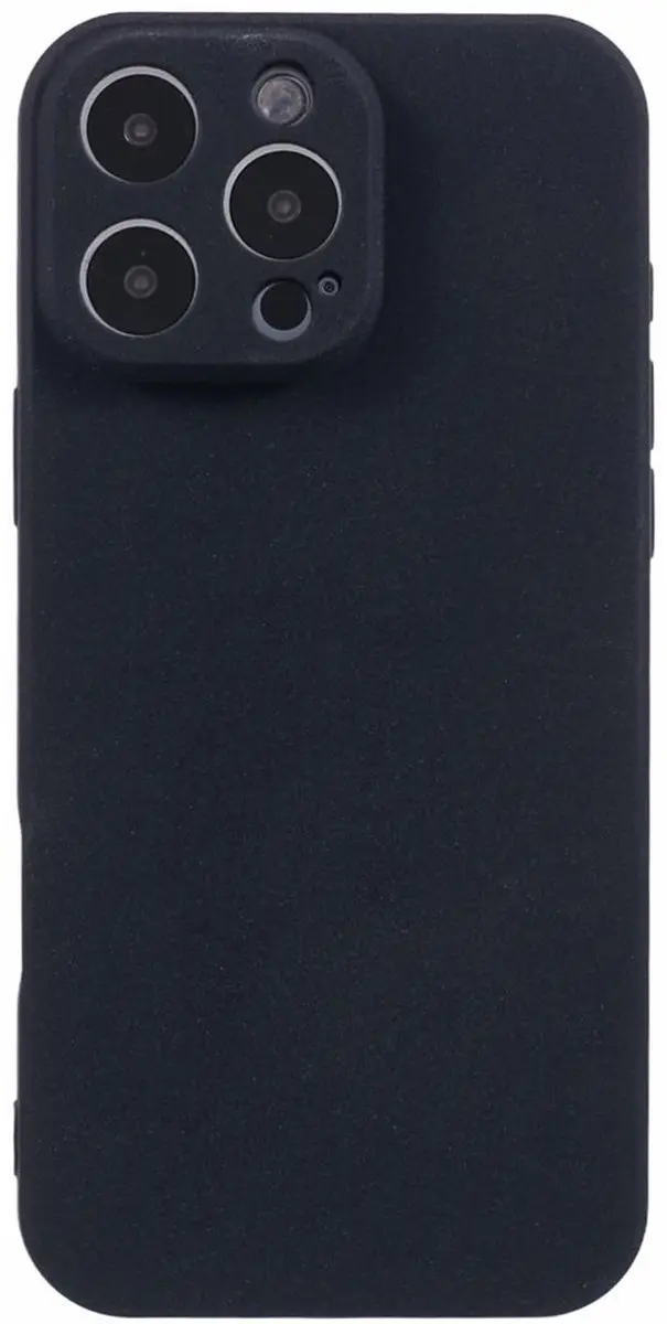 Selected Hoesje iPhone 16 Pro Camera Bescherming - Zwart