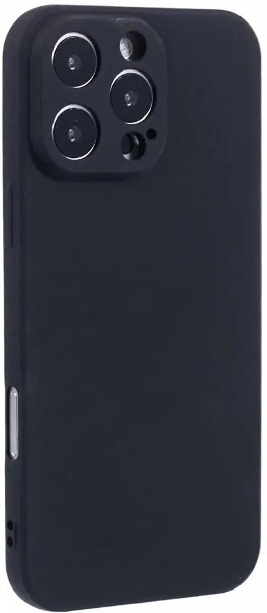 Selected Hoesje iPhone 16 Pro Camera Bescherming - Zwart