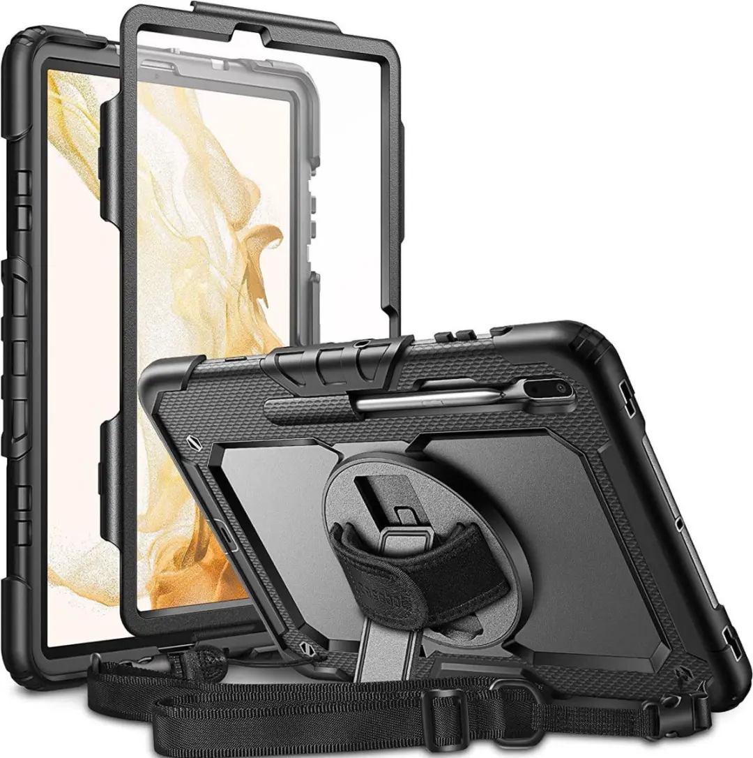 Selected Samsung Galaxy Tab S8+ Hoes met Screenprotector