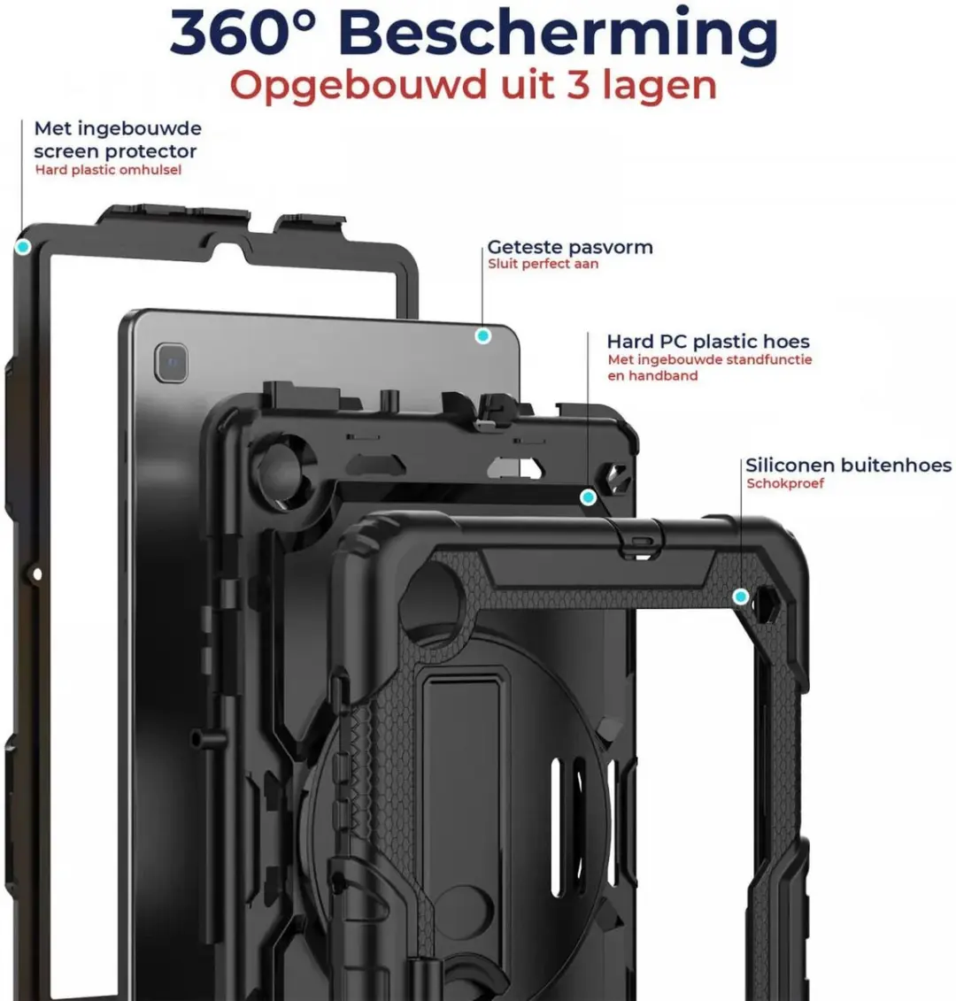 Selected Hoes Samsung Galaxy Tab S6 Lite 2024 - Zwart