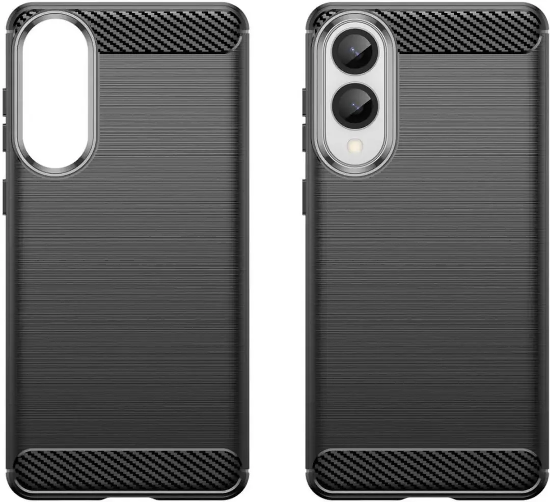 Selected TPU Hoesje Samsung Galaxy S25 Edge - Zwart