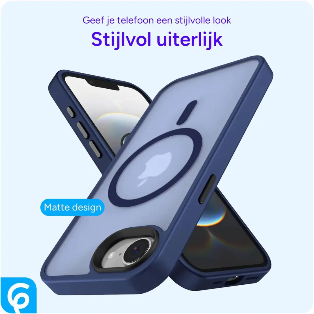 Selected Hoesje iPhone 17e/16e MagSafe Blauw - afbeelding 6 van 6