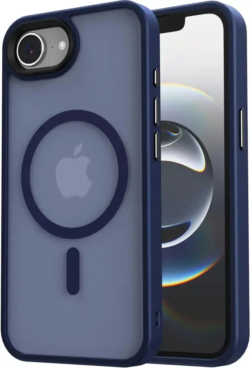 Selected Hoesje iPhone 17e/16e MagSafe Blauw