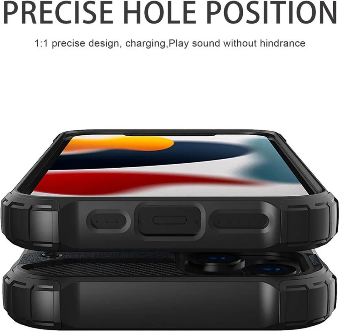 Selected by GSMpunt.nl iPhone 14 Hoesje - Schokbestendig Zwart