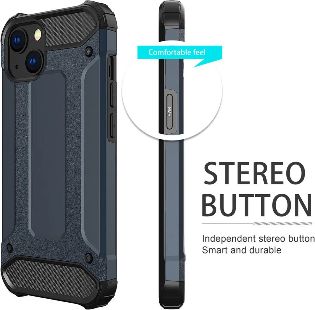 Selected by GSMpunt.nl iPhone 14 Hoesje - Schokbestendig Zwart
