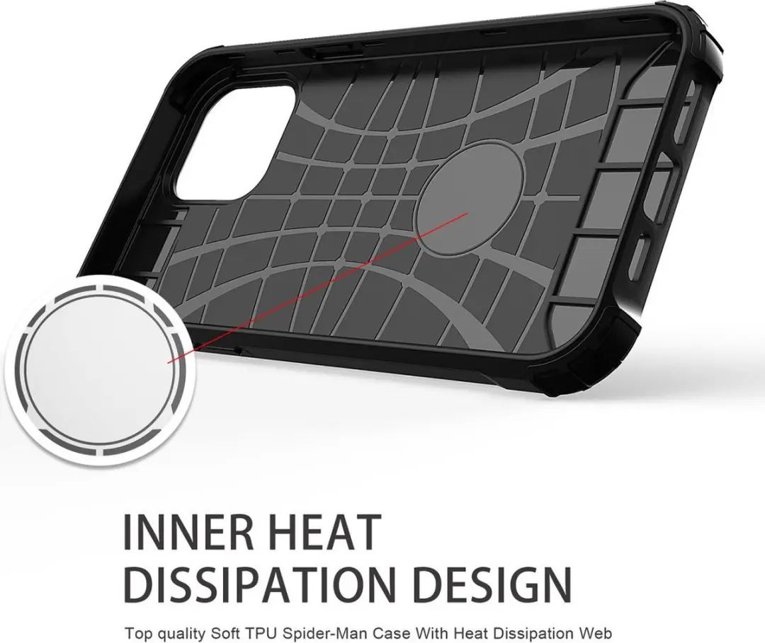 Selected by GSMpunt.nl iPhone 14 Hoesje - Schokbestendig Zwart