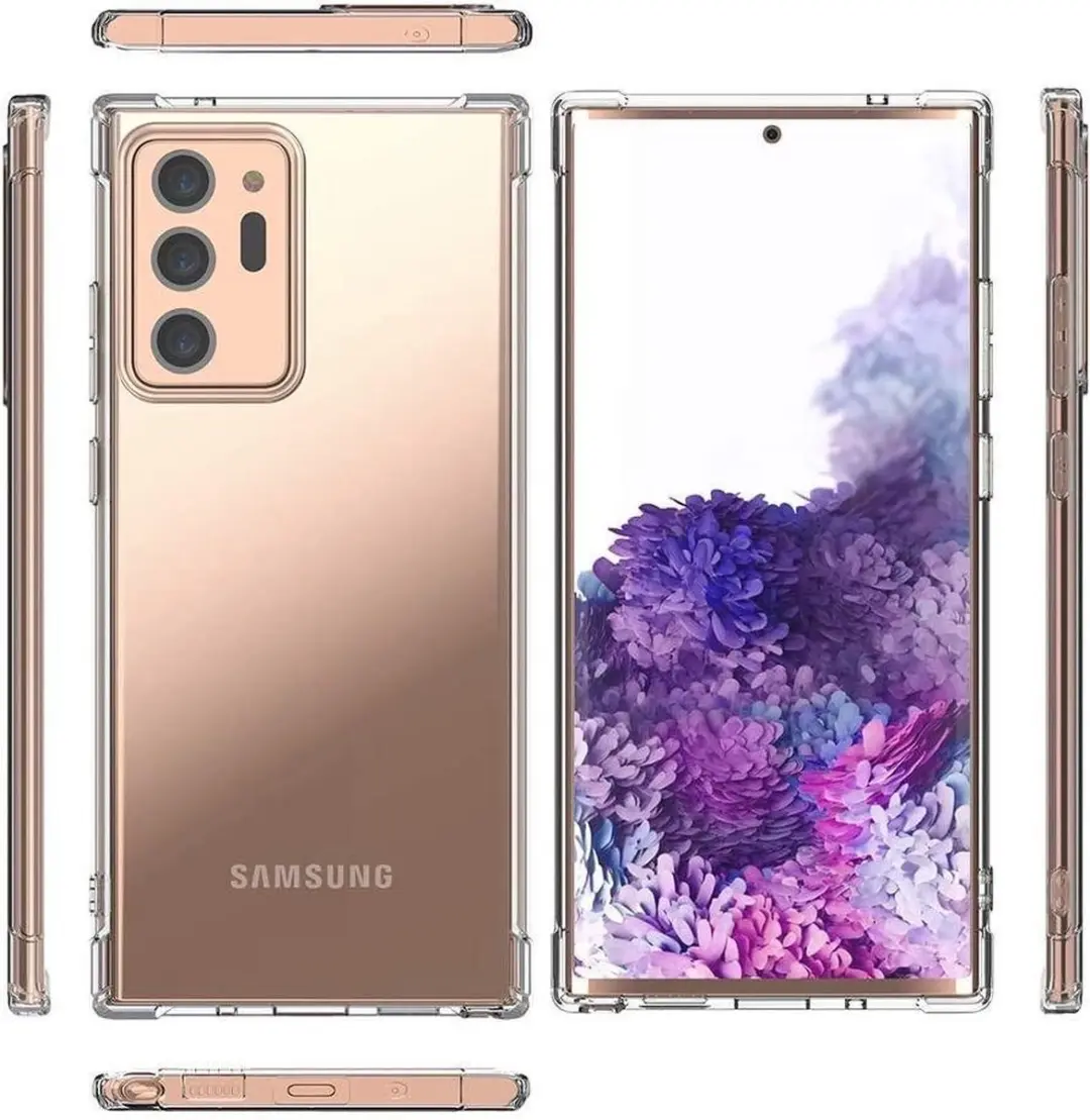 Selected by GSMpunt Schokbestendig TPU Hoesje - Samsung Galaxy Note20 Ultra - Transparant