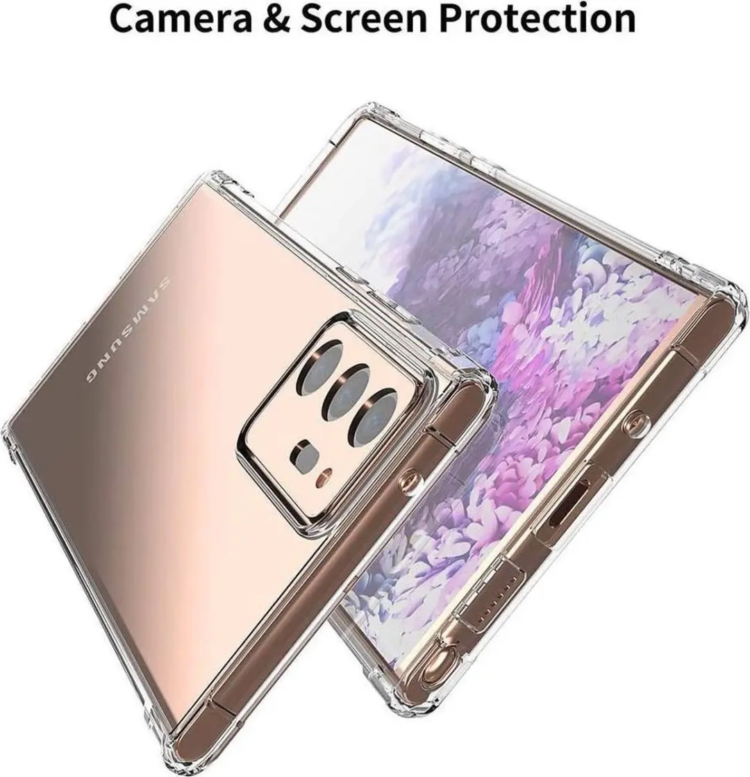 Selected by GSMpunt Schokbestendig TPU Hoesje - Samsung Galaxy Note20 Ultra - Transparant