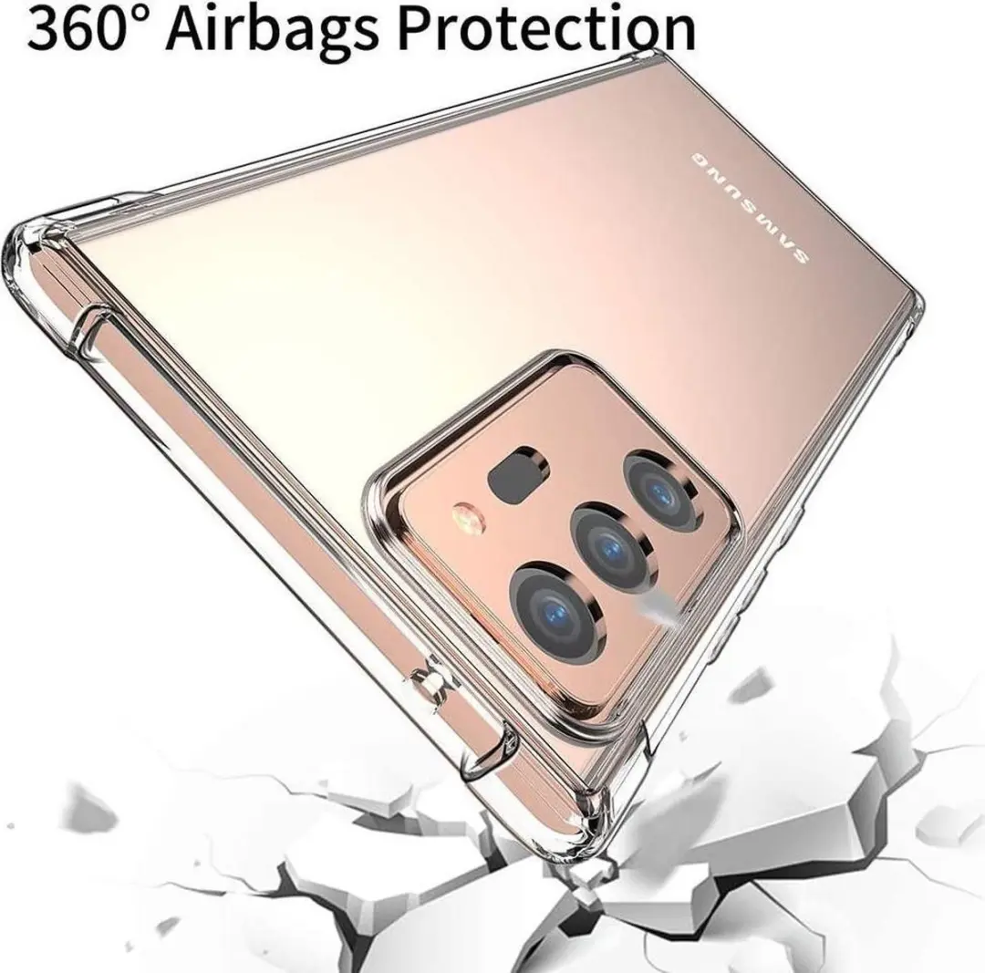 Selected by GSMpunt Schokbestendig TPU Hoesje - Samsung Galaxy Note20 Ultra - Transparant