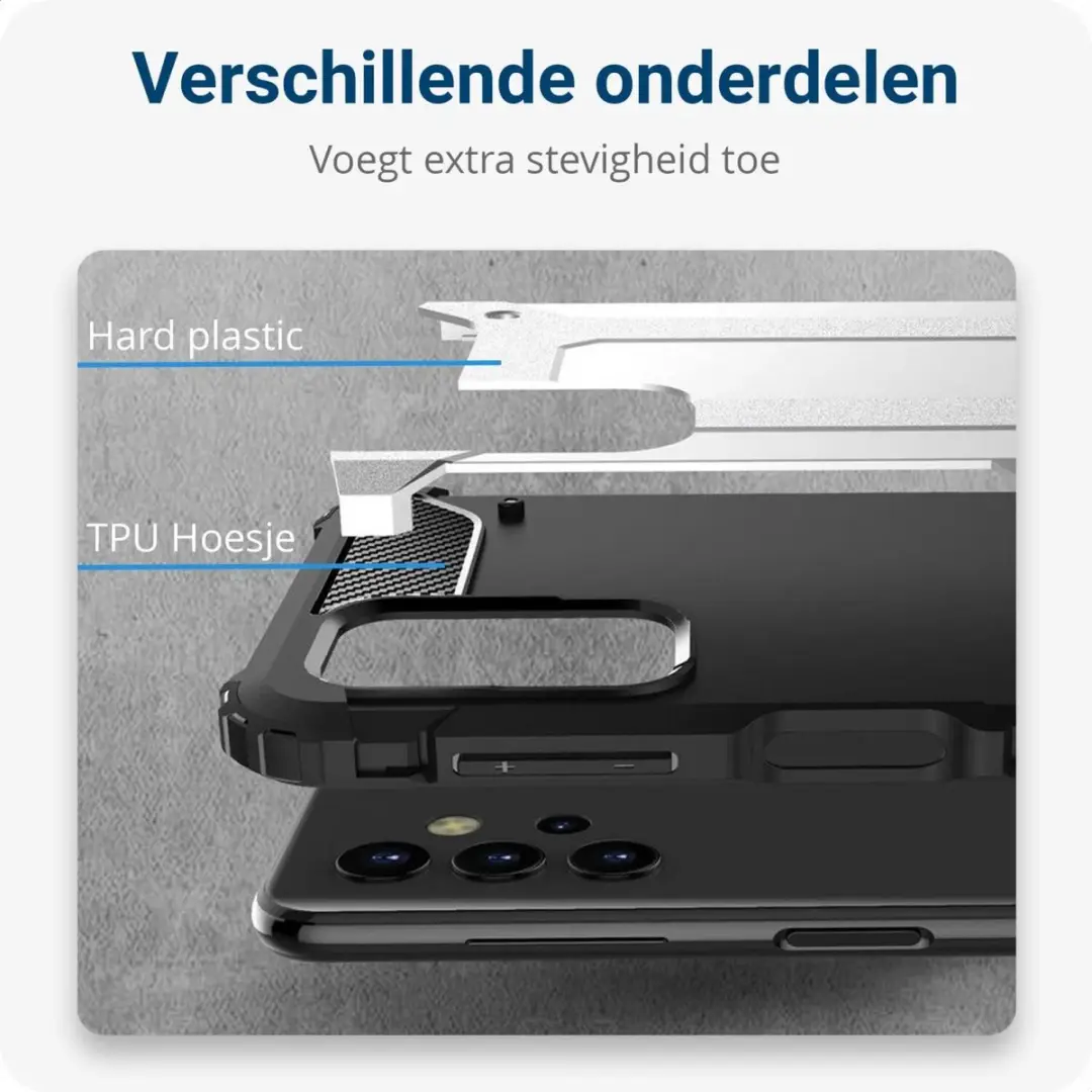 Selected Hoesje Samsung Galaxy A32 5G - Schokbestendig Zwart
