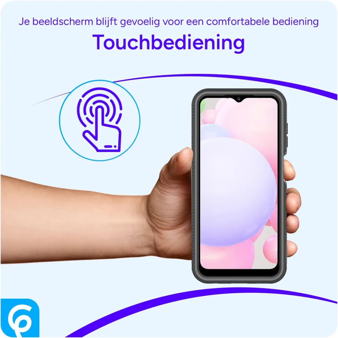 Selected Hoesje Samsung Galaxy A13 - Full Protect Blauw
