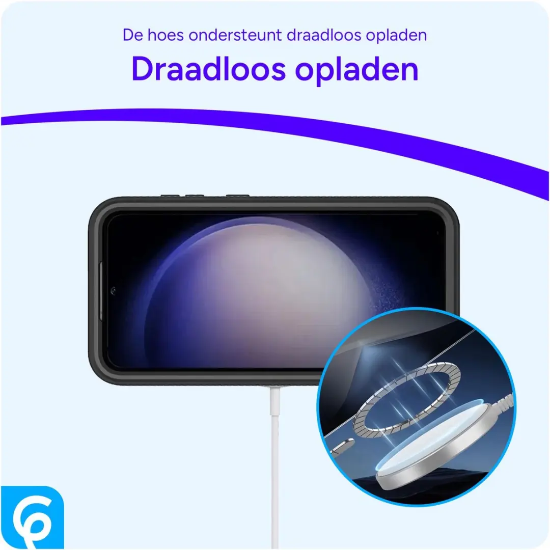Selected Hoesje Samsung Galaxy A13 - Full Protect Blauw