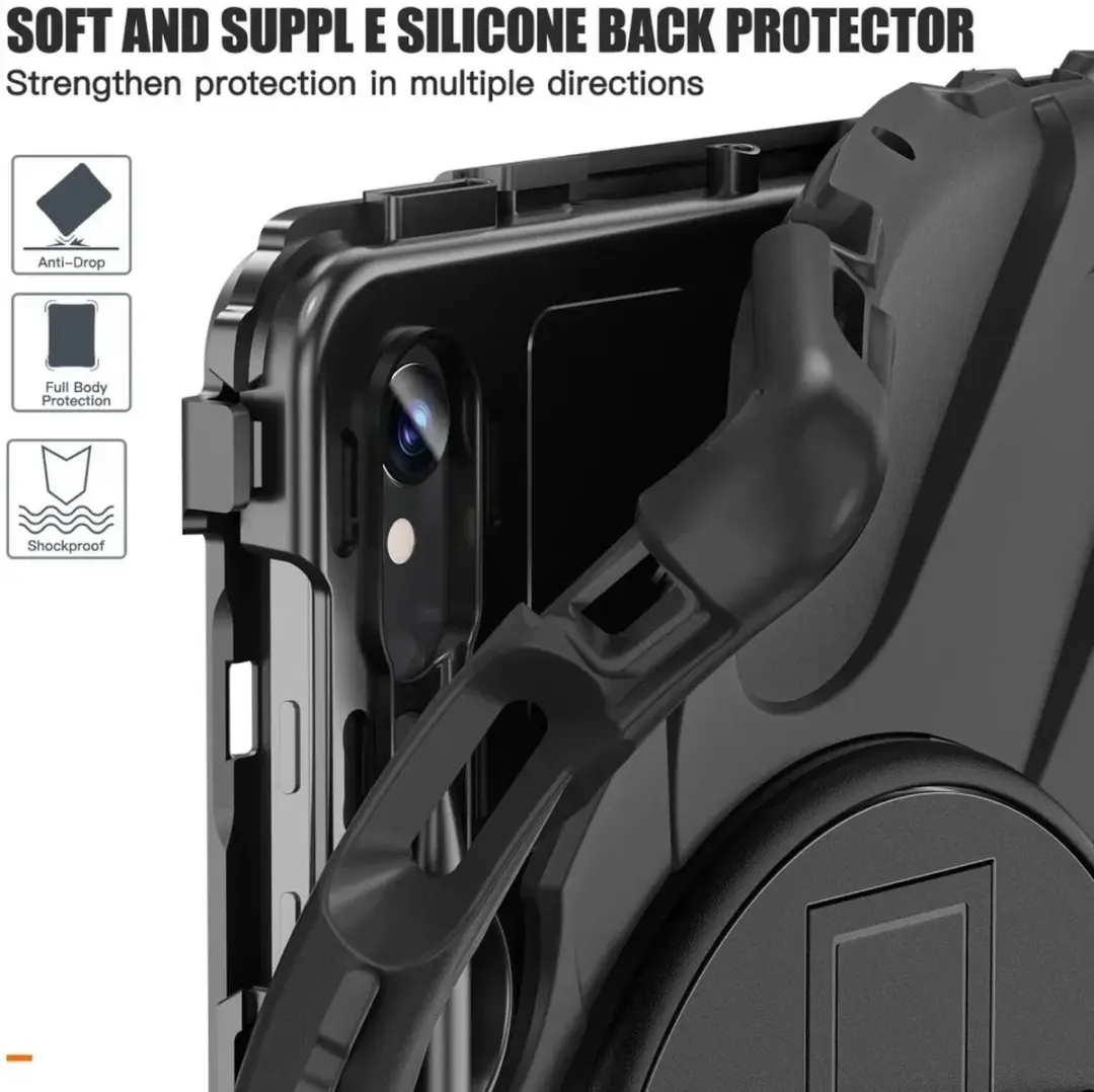 Selected Back Cover Samsung Galaxy Tab S10/S9 Plus - 12.4" - Zwart