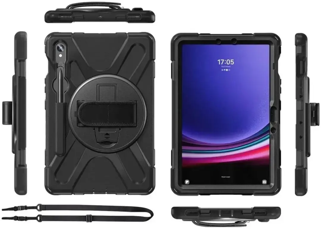 Selected Back Cover Samsung Galaxy Tab S10/S9 Plus - 12.4" - Zwart