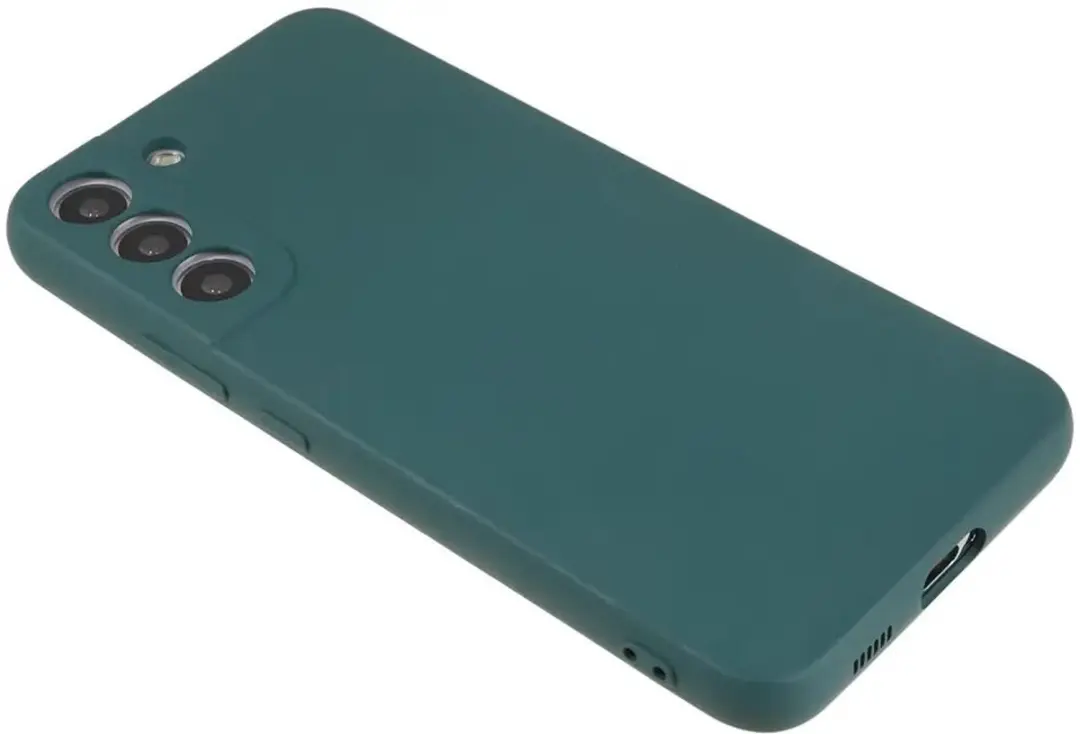 Selected Hoesje Samsung Galaxy S21 FE Groen - Dun Flexibel TPU