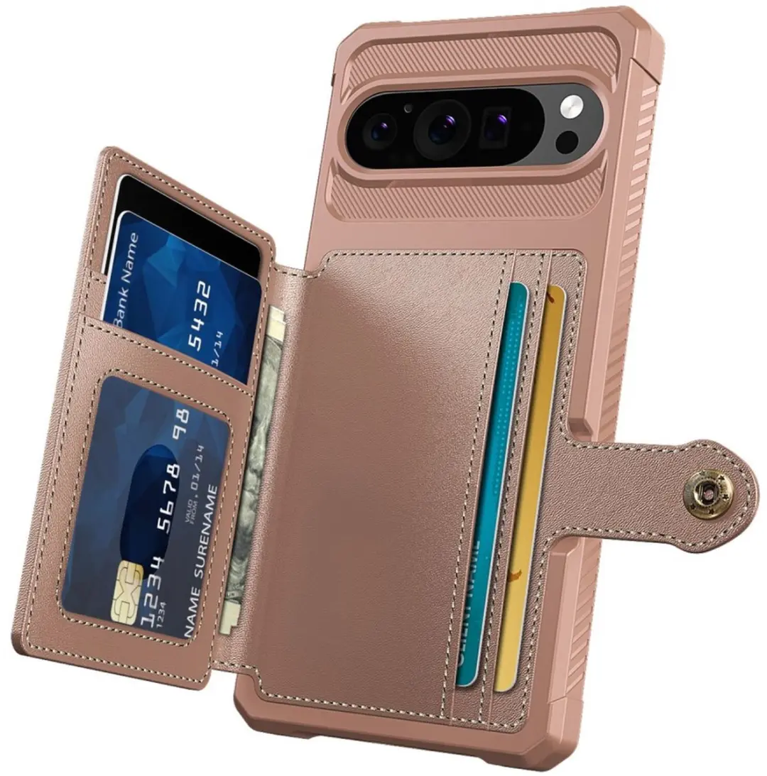 Selected Portemonnee Hoesje Google Pixel 10/10 Pro - Roze - afbeelding 6 van 6