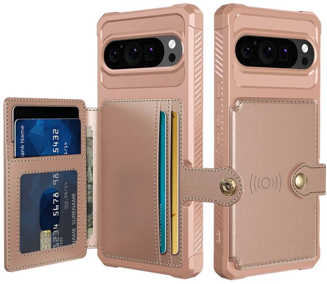Selected Portemonnee Hoesje Google Pixel 10/10 Pro - Roze