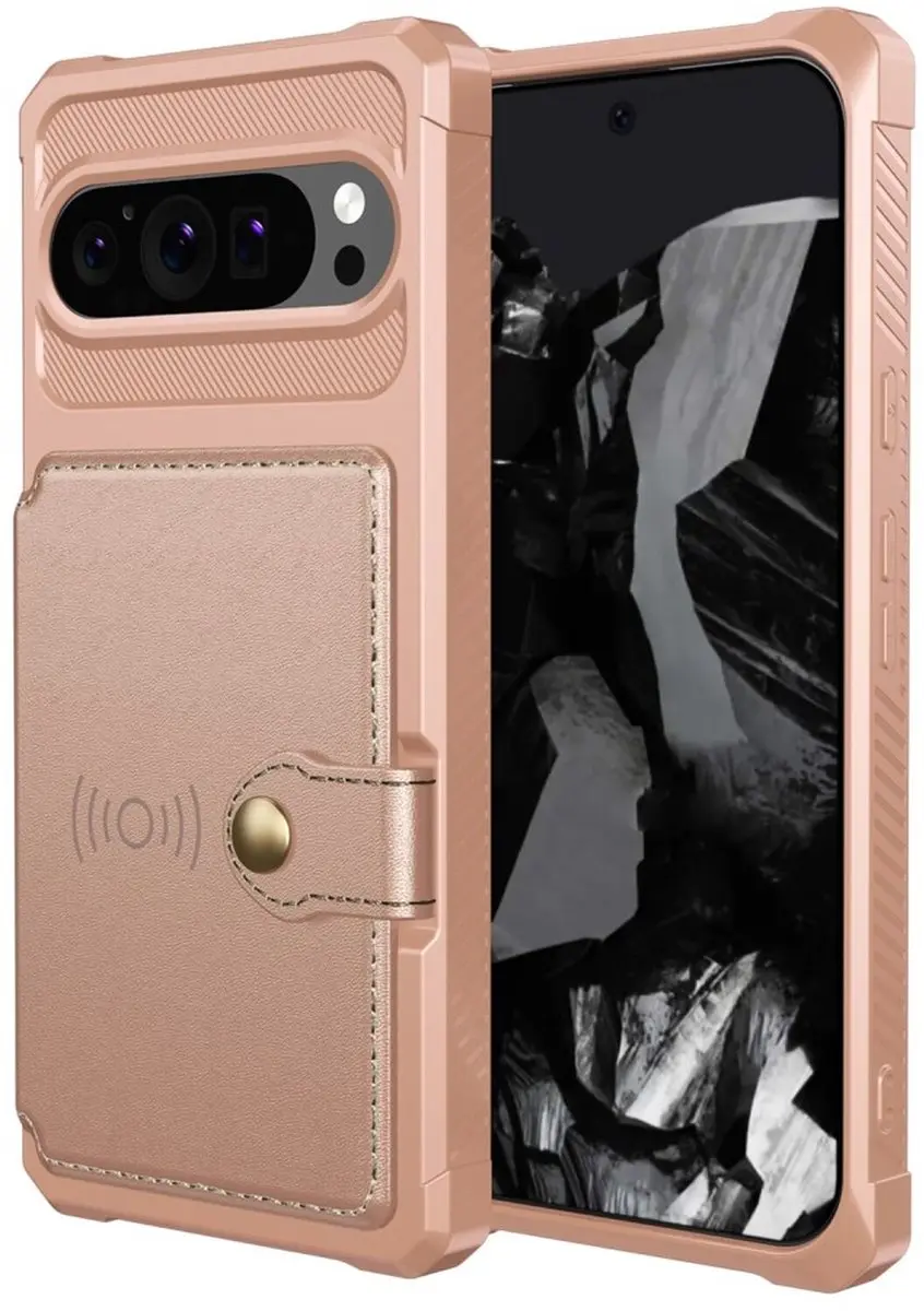 Selected Portemonnee Hoesje Google Pixel 10/10 Pro - Roze