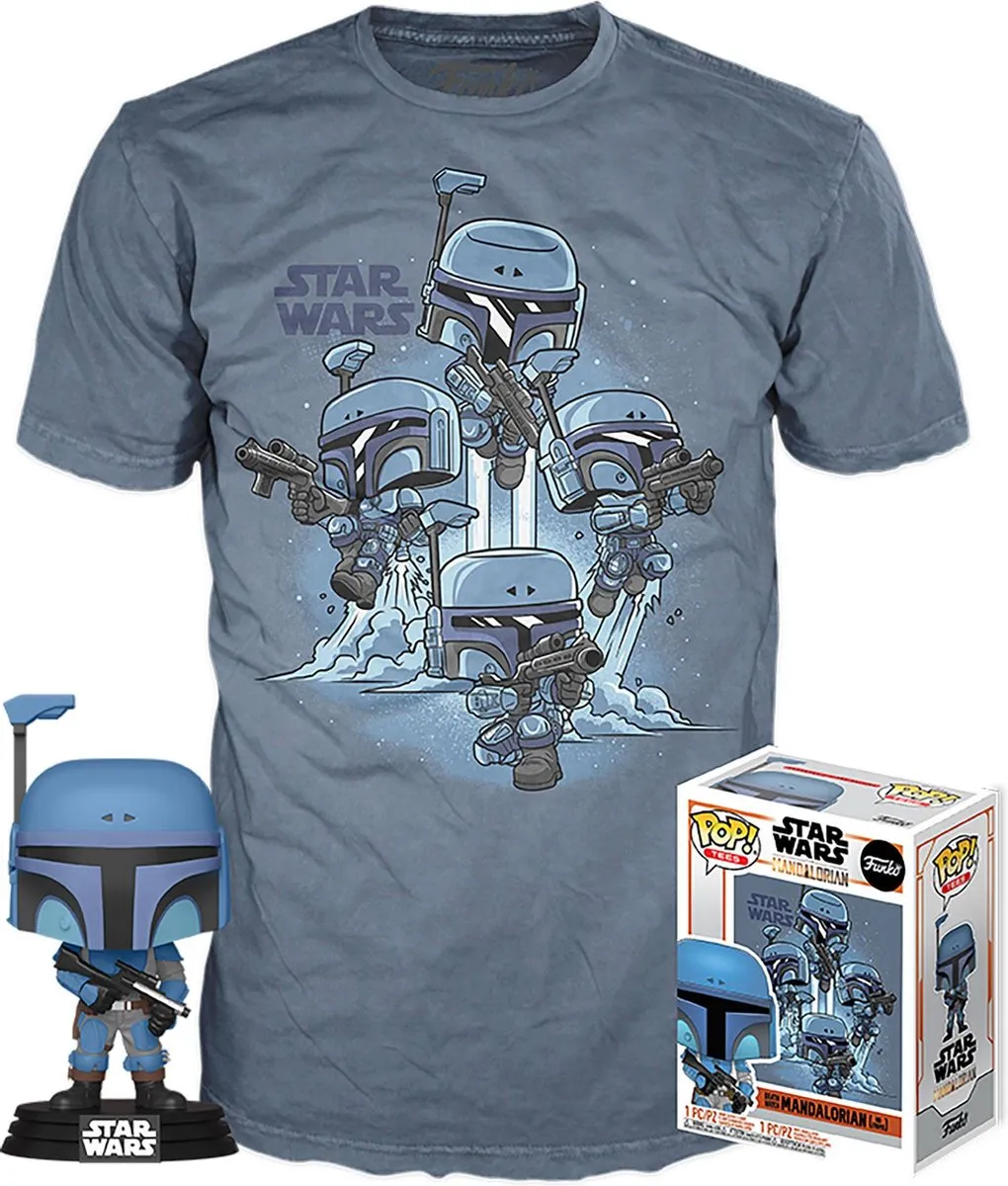 Funko Star Wars POP! The Mandalorian & T-shirt Set