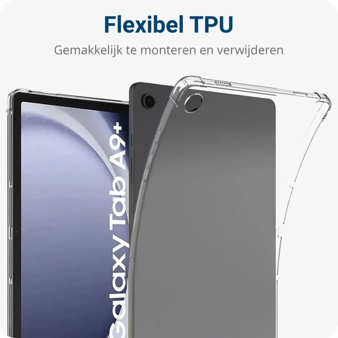 Selected TPU Hoes Transparant Samsung Galaxy Tab A9 Plus