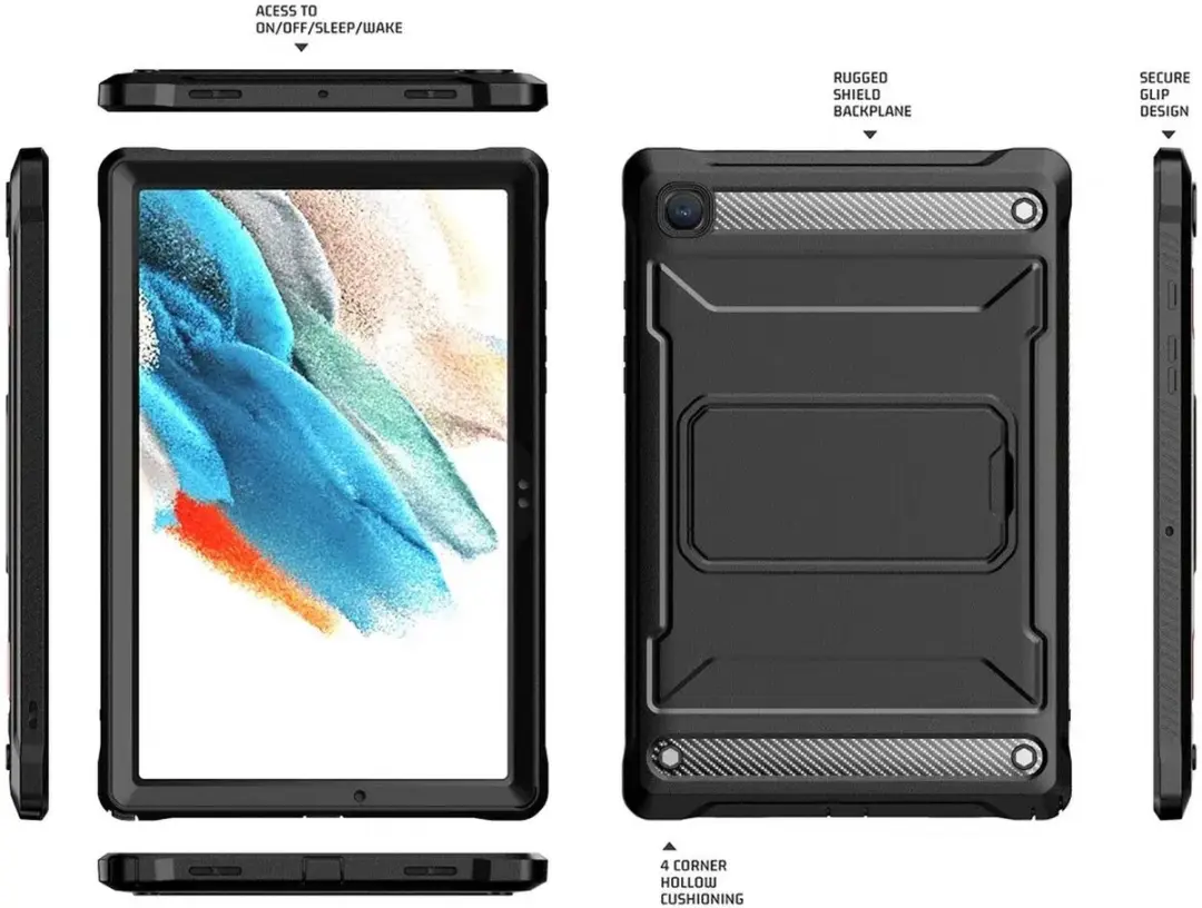 Selected Hoes Samsung Galaxy Tab A8 10.5" - Full Protect Zwart