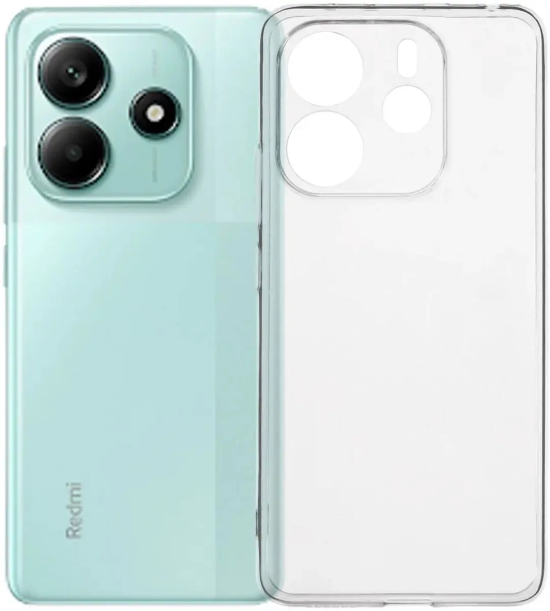Selected Transparant TPU Hoesje Xiaomi Redmi Note 14 4G