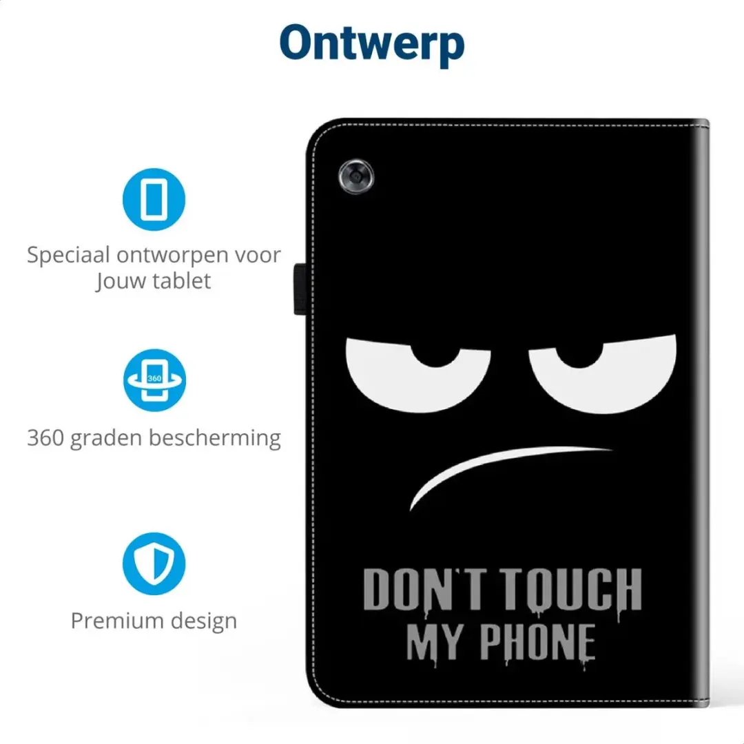Selected by GSMpunt Lenovo Tab M11/K11 Tablethoes - Tri-fold Kunstleder - Zwart