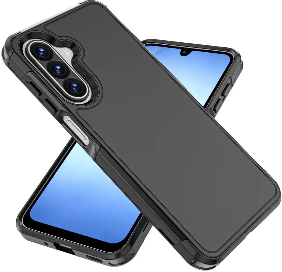 Selected Hoesje Samsung Galaxy A17 MagSafe - Dual-Layer Zwart