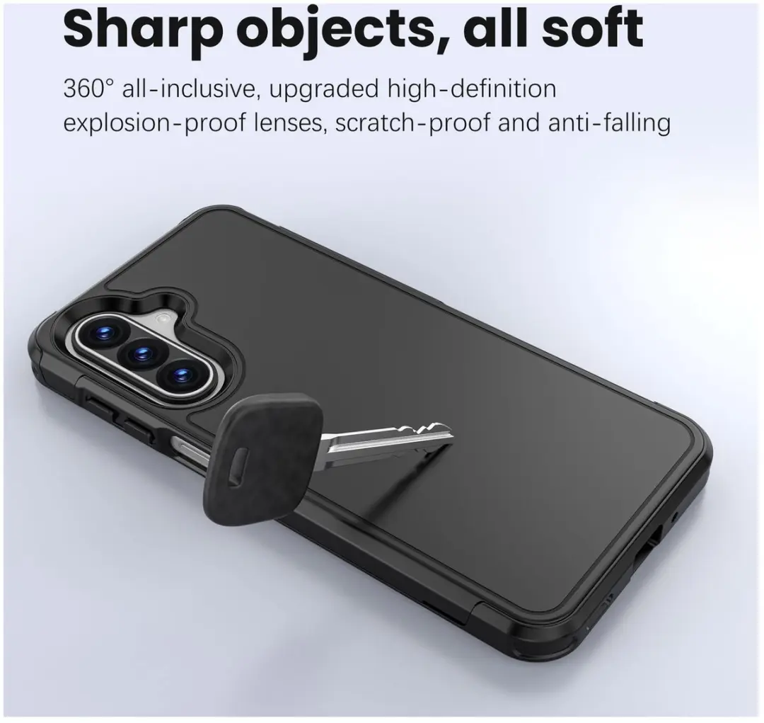 Selected Hoesje Samsung Galaxy A17 MagSafe - Dual-Layer Zwart
