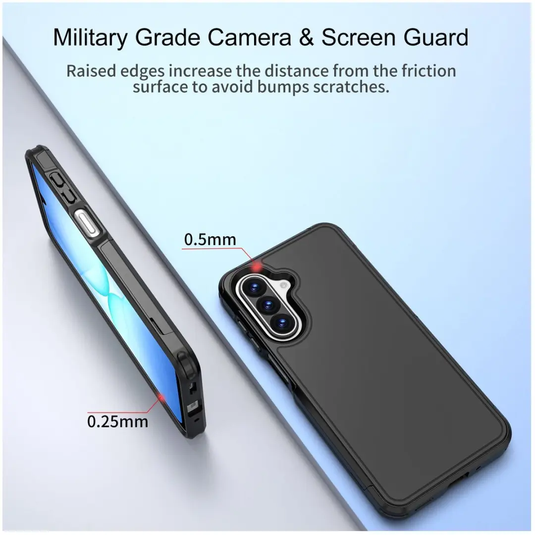 Selected Hoesje Samsung Galaxy A17 MagSafe - Dual-Layer Zwart