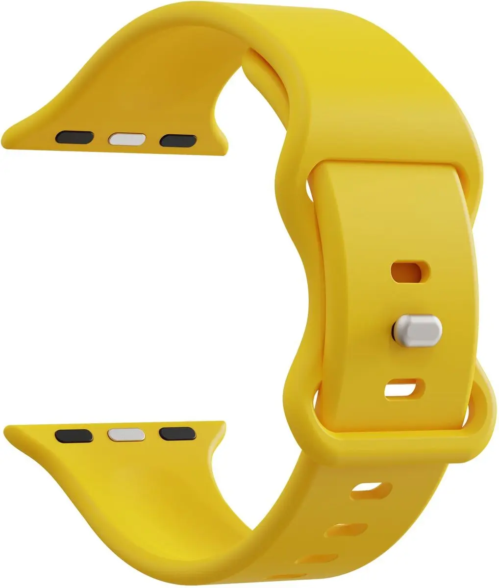 Selected SBG Siliconen Horlogebandje Apple Watch 38-42mm - Geel