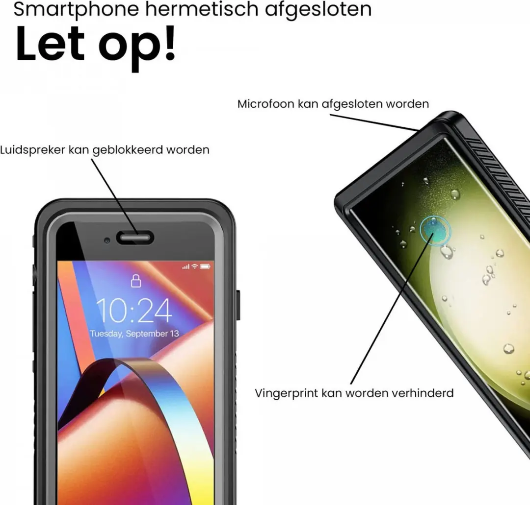 Selected SBG Outdoor Case Waterdicht Transparant - Samsung Galaxy S21 FE