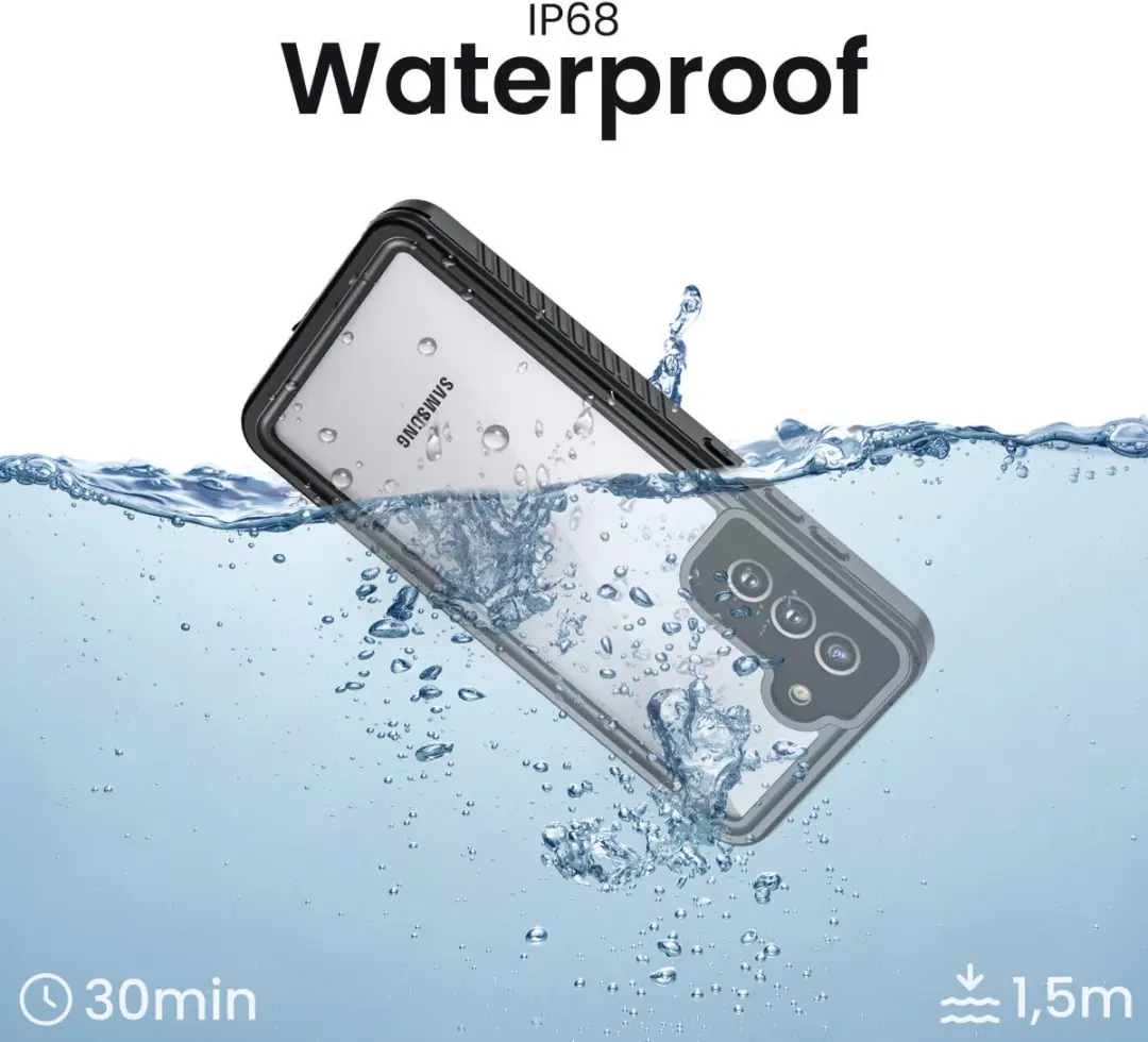 Selected SBG Outdoor Case Waterdicht Transparant - Samsung Galaxy S21 FE - afbeelding 6 van 6