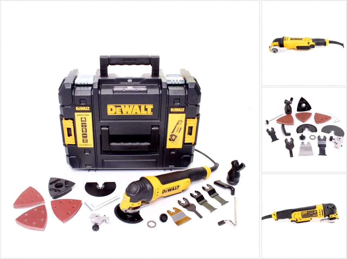DeWalt DWE315KT Oscillerende Multitool - 300W - 39 Accessoires